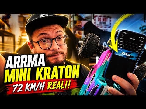 ARRMA Mini Kraton 3S: cosa misurano davvero i 54 e i 72 km/h del test GPS