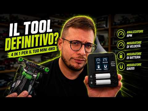 G-LAB Multi Tools Mini4WD: RPM, velocità e pile (guida dal video)